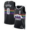 Dres Denver Nuggets Christian Braun Nike 2025-26 City Edition Crno Swingman